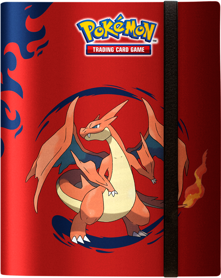 UP BINDER PRO 9PKT POKEMON MEGA CHARIZARD X & MEGA CHARIZARD Y | Red Claw Gaming
