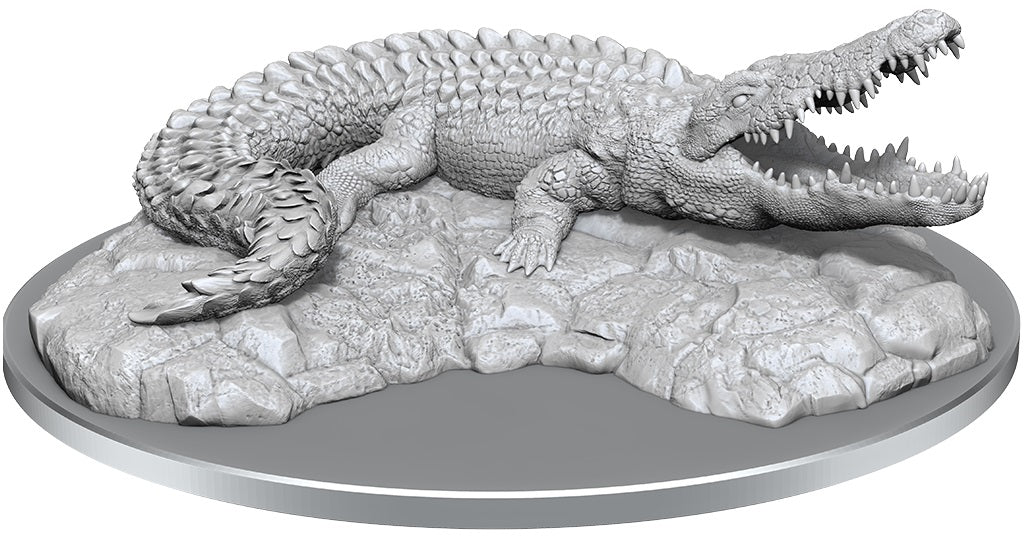 D&D UNPAINTED MINIS GIANT CROCODILE Minatures Wizkids Games    | Red Claw Gaming
