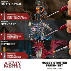 HOBBY STARTER BRUSH SET Tool Army Painter | Red Claw Gaming