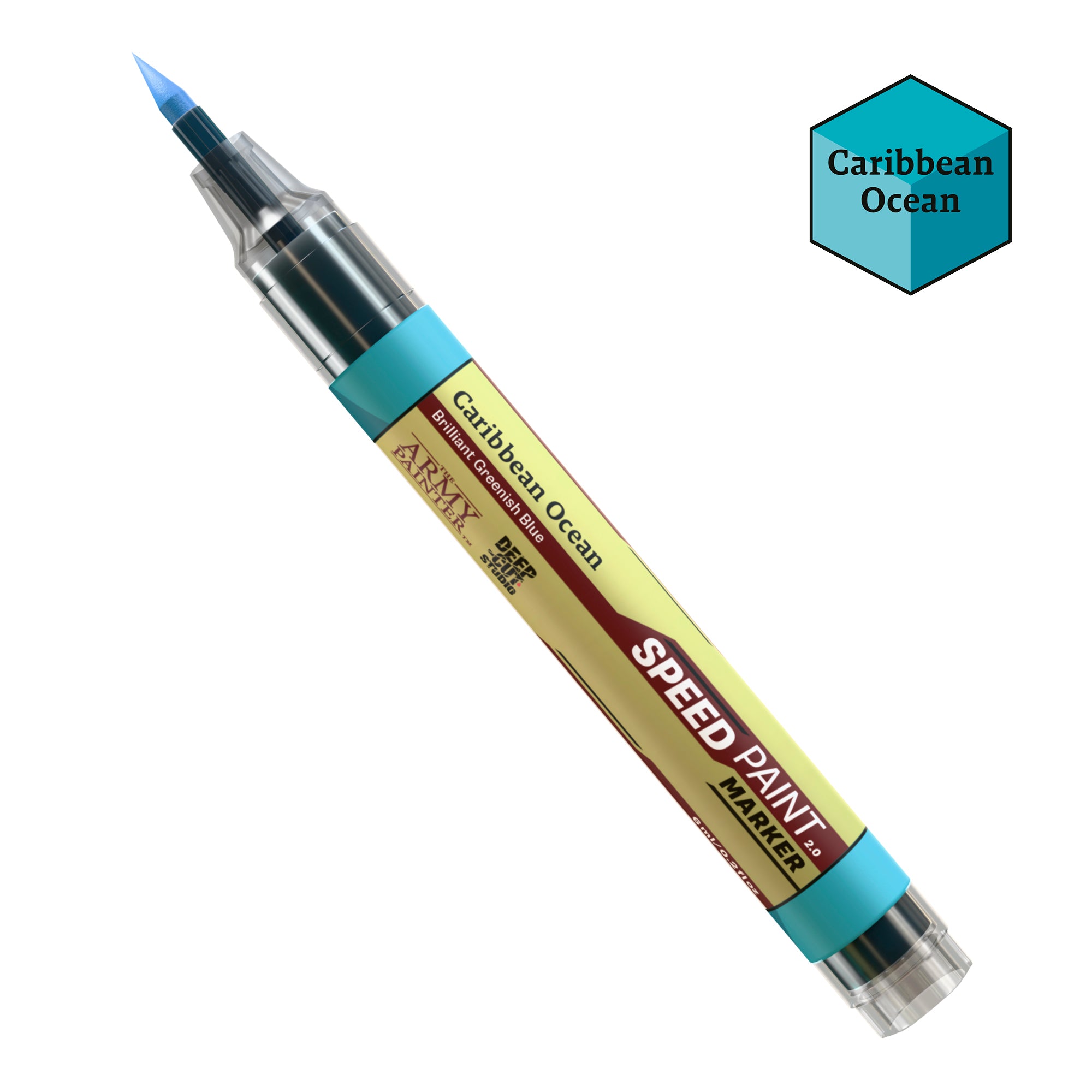SPEEDPAINT MARKER CARIBBEAN OCEAN Speed Paint Marker Army Painter | Red Claw Gaming