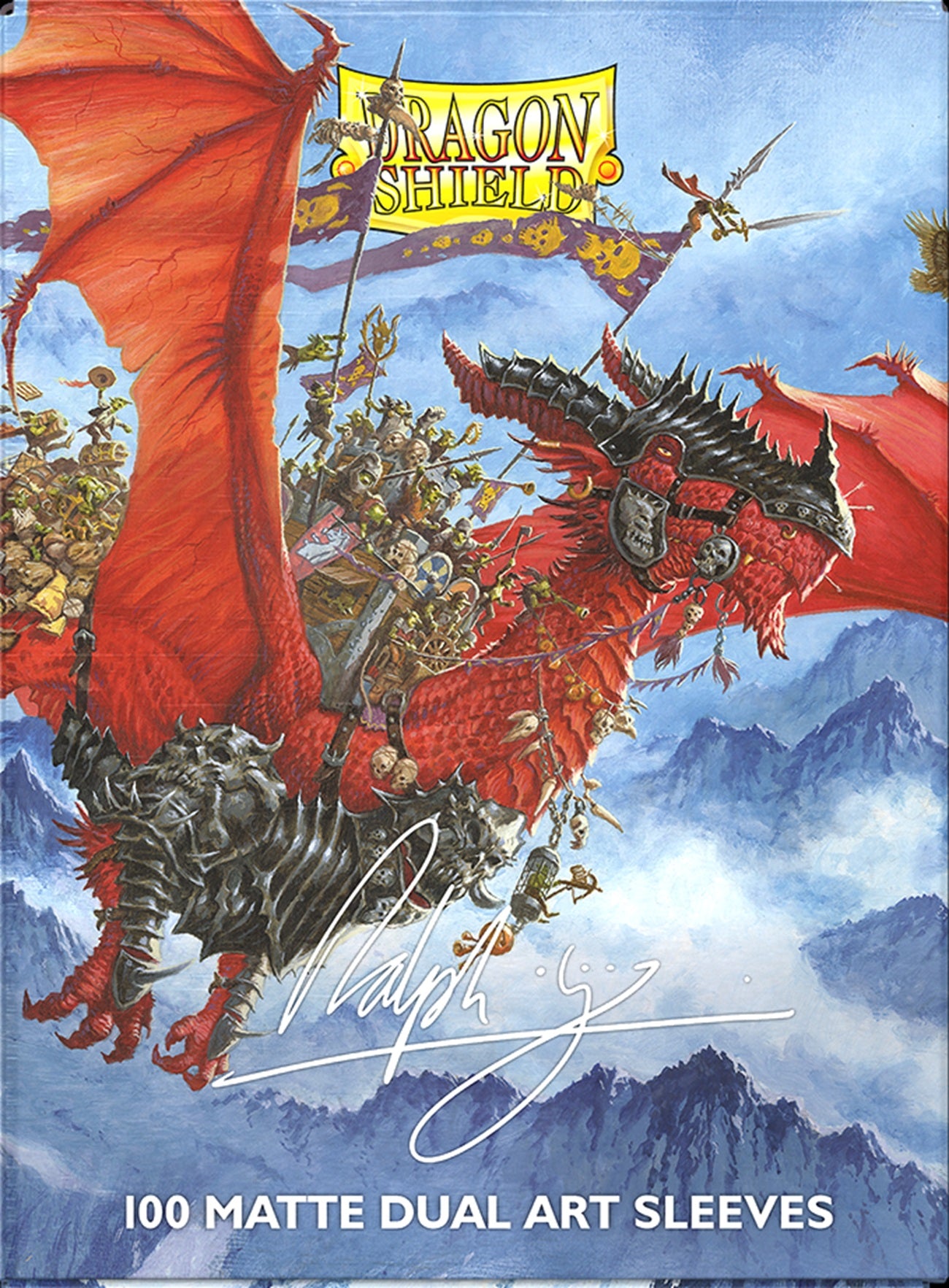 DRAGON SHIELD SLEEVES DUAL MATTE THE RAID 100CT | Red Claw Gaming