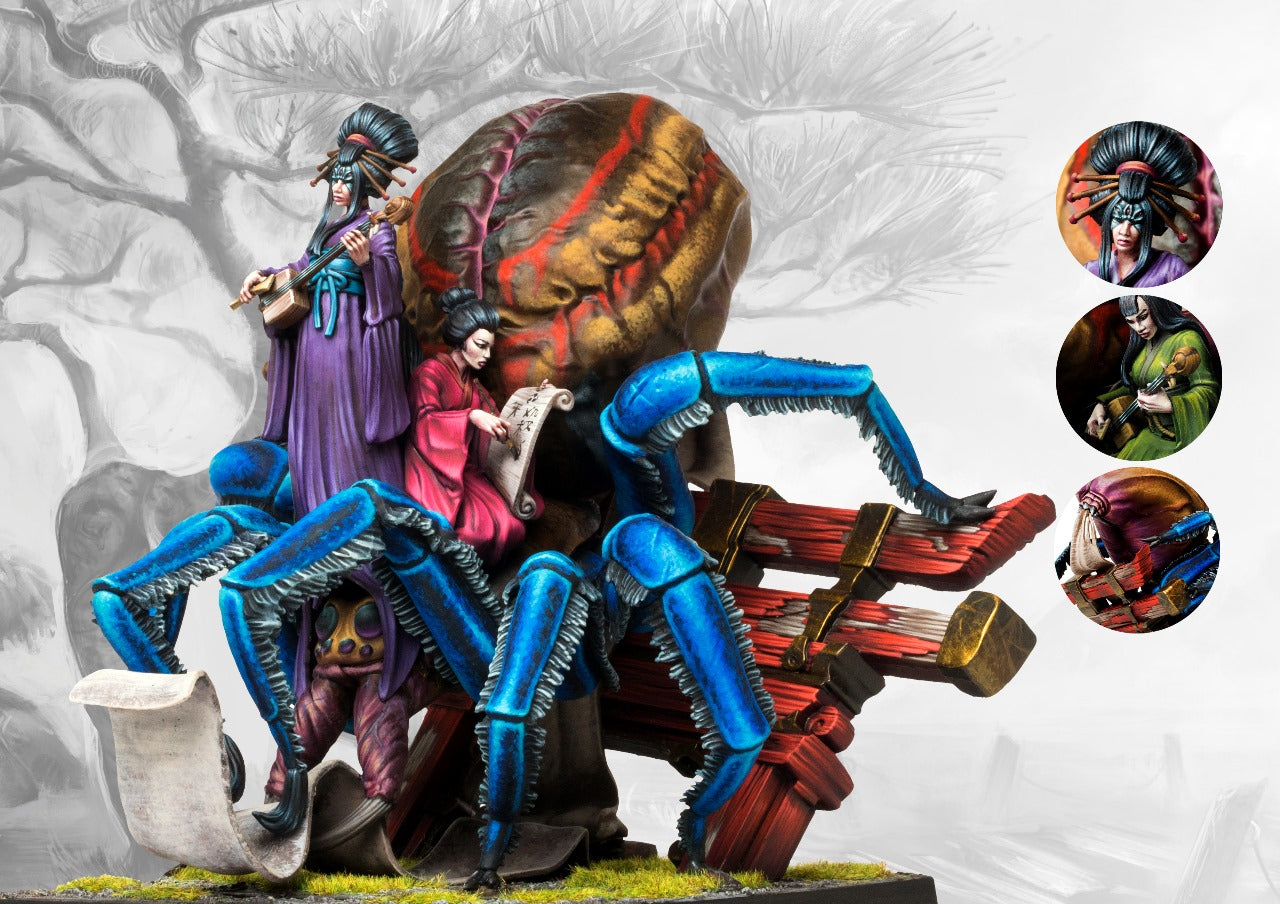 CONQUEST: YORONI JOROGUMO GEISHA Miniatures Universal DIstribution | Red Claw Gaming