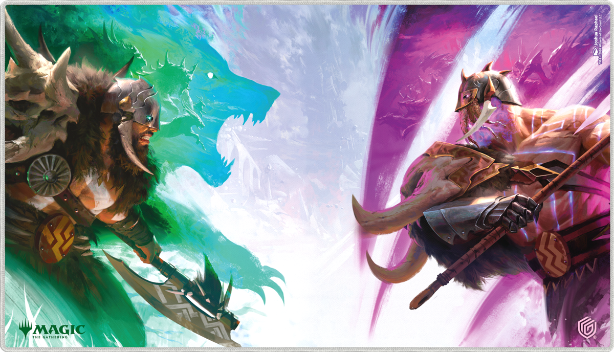 UG PLAYMAT MTG REALITY FRACTURE - WAY OF THE WILDSPEAKER/WAY OF THE DEATHBRINGER | Red Claw Gaming