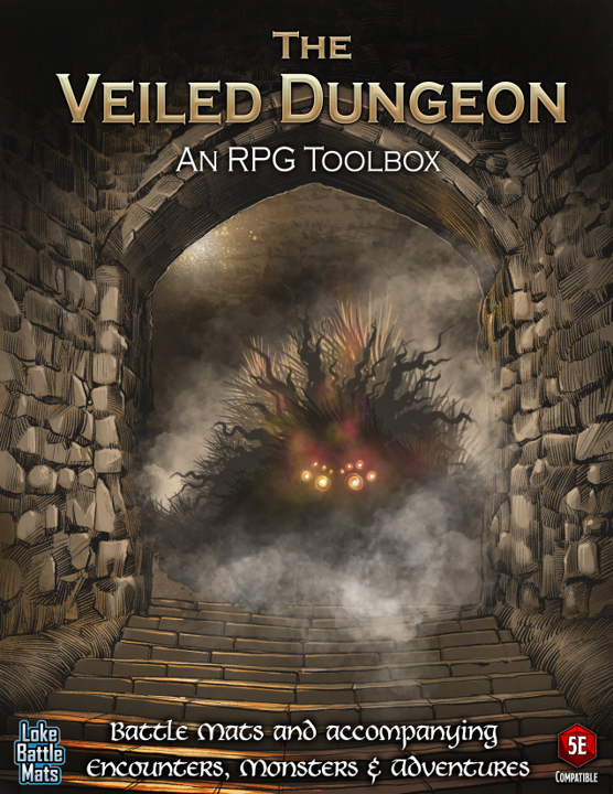 RPG TOOLBOX THE VEILED DUNGEON Role Playing Universal DIstribution    | Red Claw Gaming