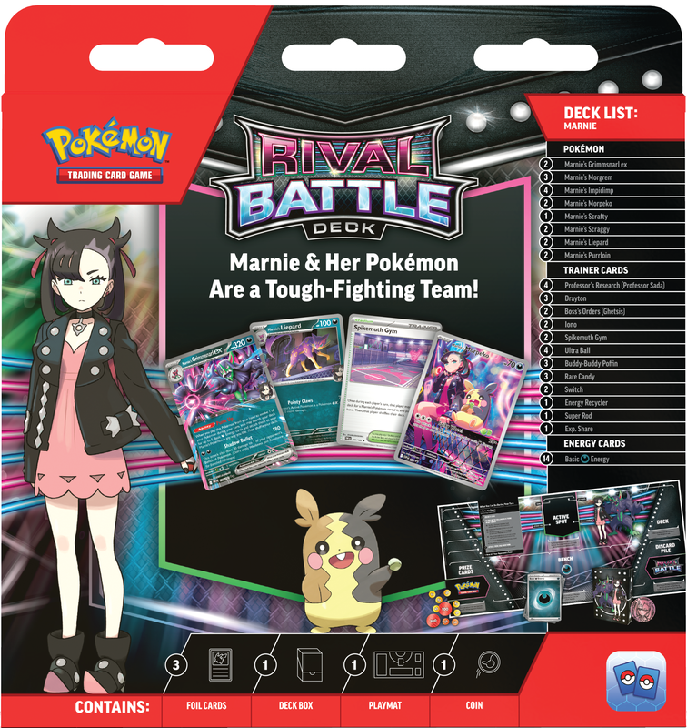 POKEMON RIVAL BATTLE DECKS MARNIE/STEVEN Pokemon Nintendo | Red Claw Gaming