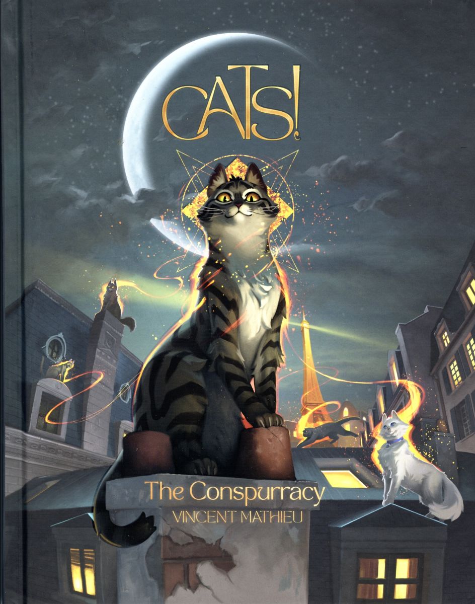 CATS! THE CONSPURRACY RPG HC Rule Book Black Book Edition | Red Claw Gaming