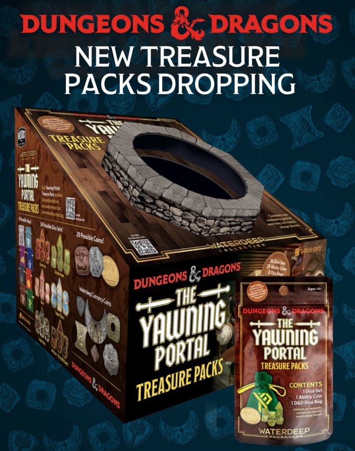 Dungeons & Dragons YAWNING PORTAL TREASURE PACK Dice & Counters Sirius Dice | Red Claw Gaming