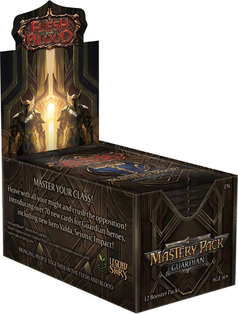 FLESH AND BLOOD MASTERY PACK GUARDIAN BOOSTER BOX Flesh and Blood Red Claw Gaming | Red Claw Gaming