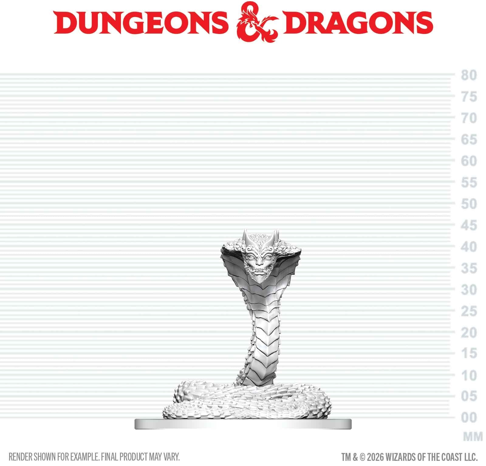 DND UNPAINTED MINIS WV29 GUARDIAN NAGA | Red Claw Gaming