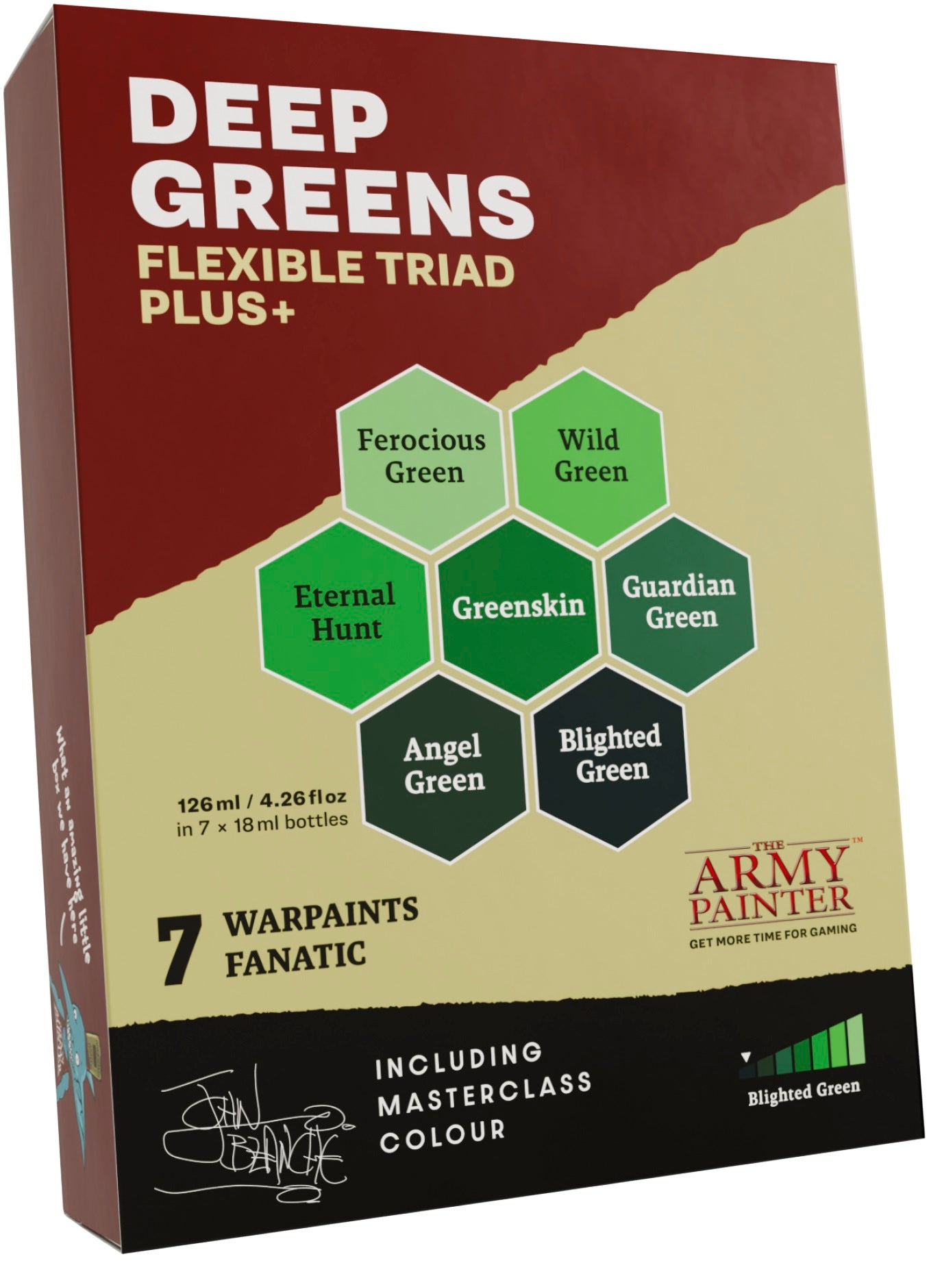 WARPAINTS: FANATIC FLEXIBLE TRIAD PLUS+ DEEP GREENS | Red Claw Gaming