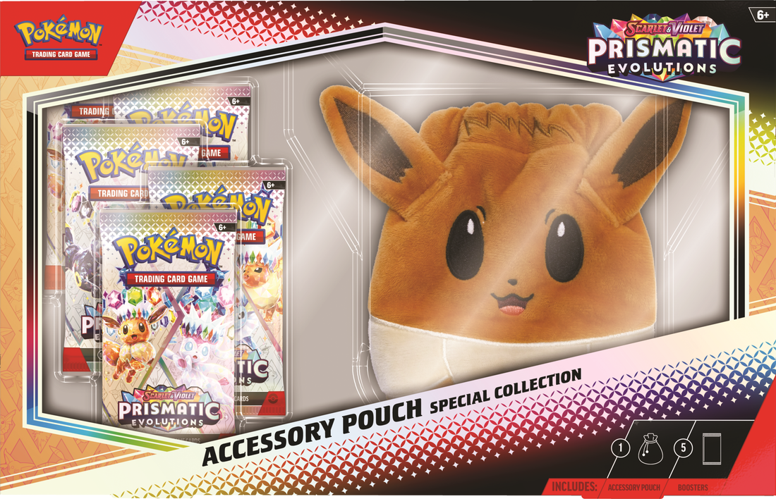 POKEMON PRISMATIC EVOLUTIONS ACCESSORY POUCH SPECIAL COLLECTION Pokemon Nintendo | Red Claw Gaming