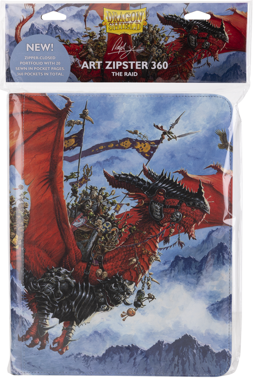 DRAGON SHIELD ART ZIPSTER 360 ALBUM THE RAID | Red Claw Gaming