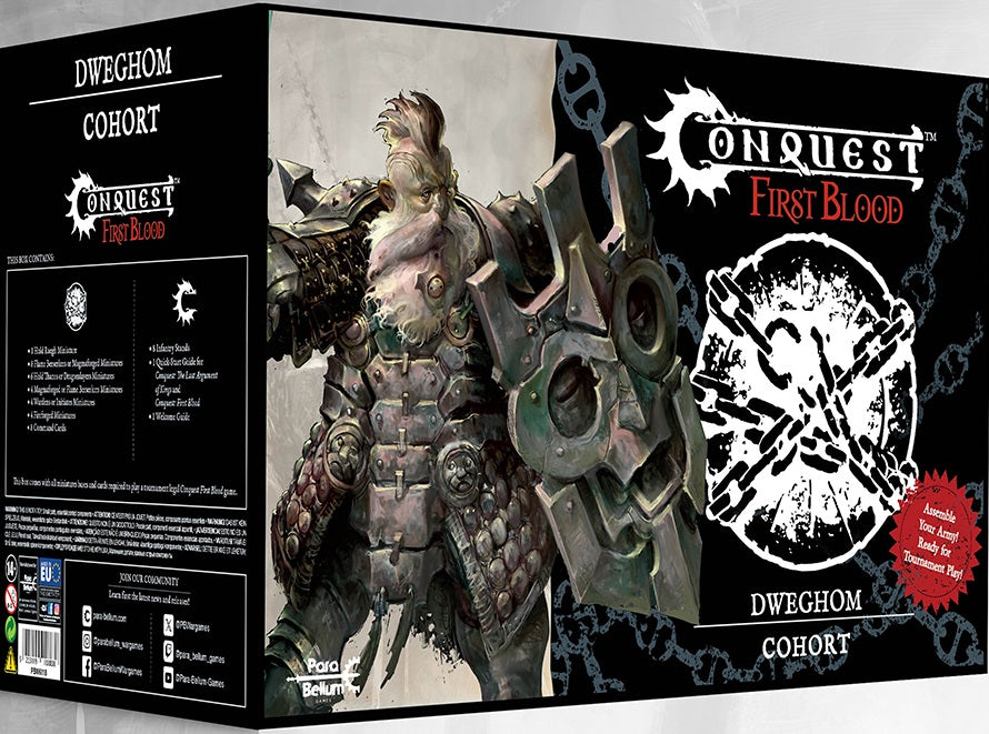 CONQUEST: DWEGHOM FIRST BLOOD COHORT STARTER SE Miniatures Universal DIstribution | Red Claw Gaming