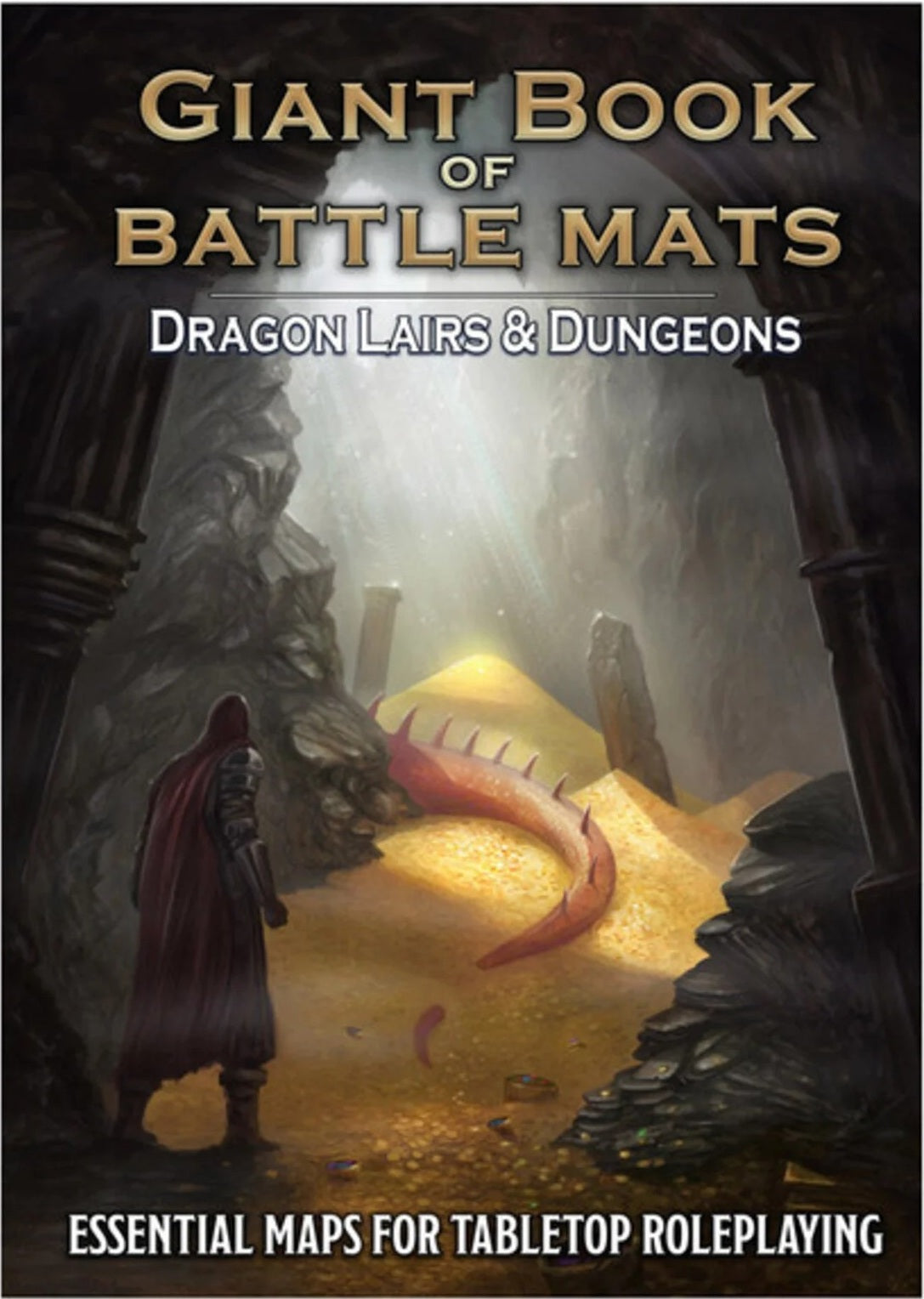 DRAGON LAIRS AND DUNGEONS A GIANT BOOK BATTLEMAT Role Playing Universal DIstribution | Red Claw Gaming