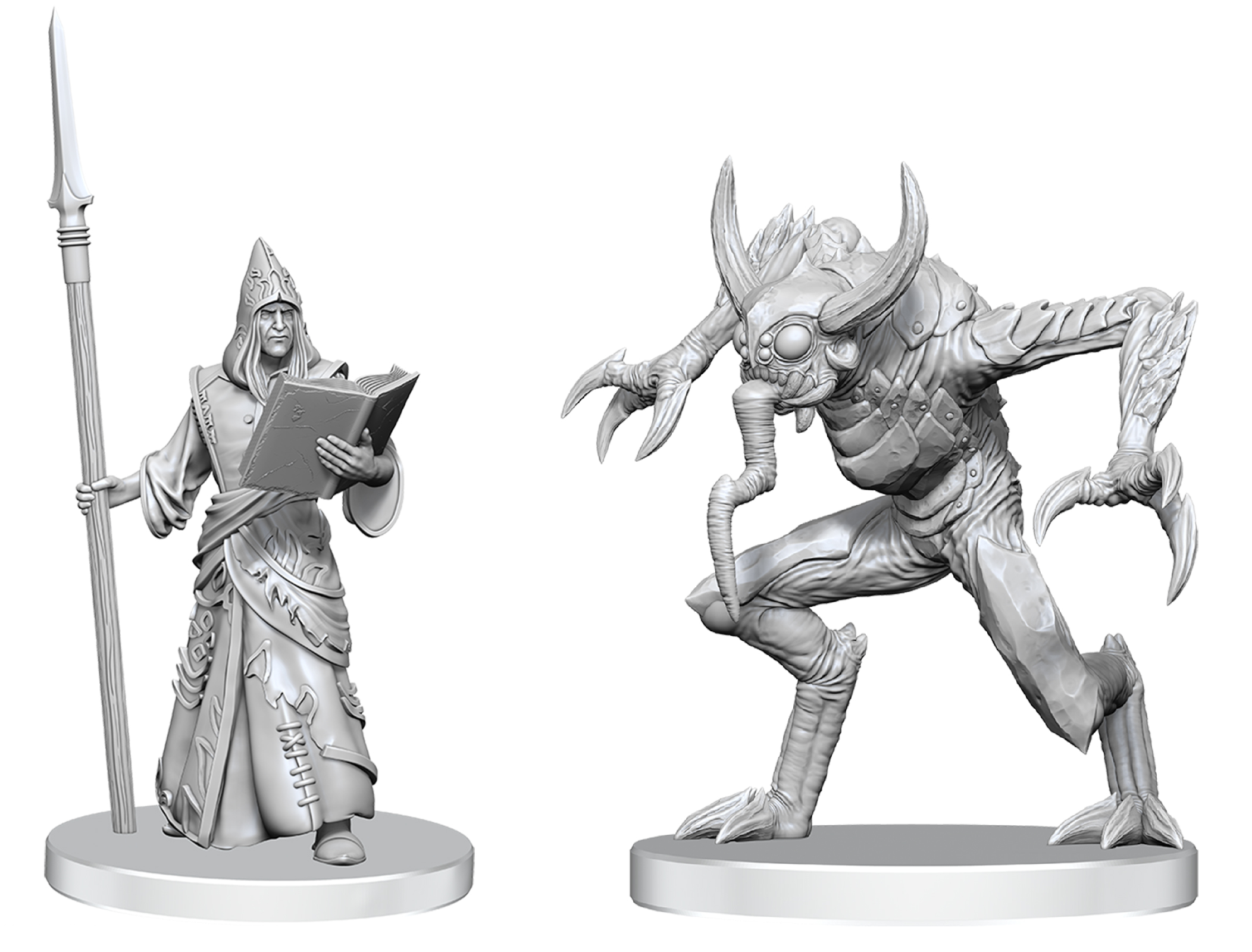 PF UNPAINTED MINIS WV27 VLORIAK (DESPOILER DEMON) & DEMONOLOGIST | Red Claw Gaming