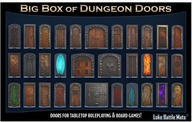 BIG BOX OF DUNGEON DOORS Role Playing Universal DIstribution    | Red Claw Gaming
