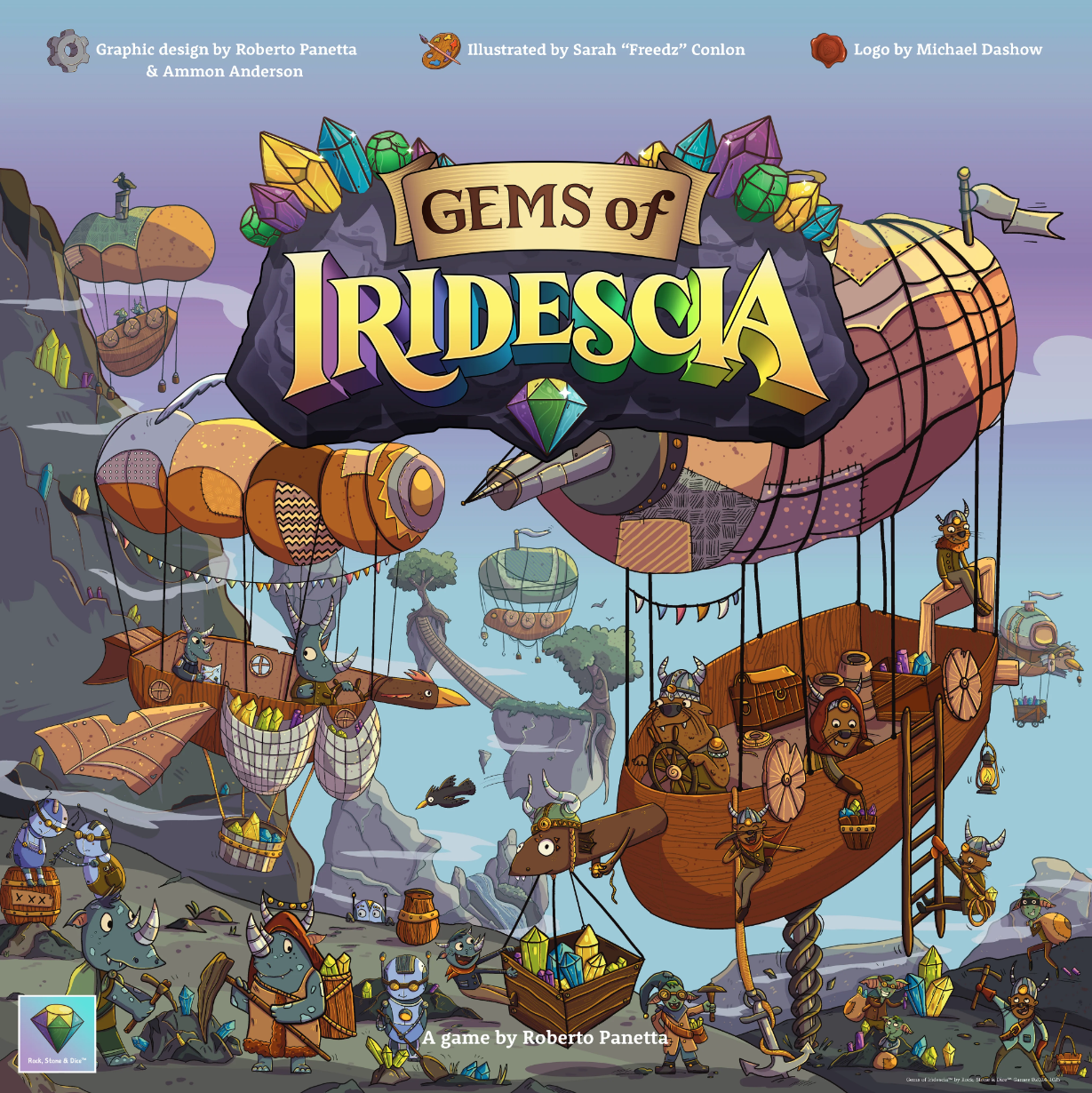 GEMS OF IRIDESCIA STANDARD EDITION Board Game Universal Distribution | Red Claw Gaming