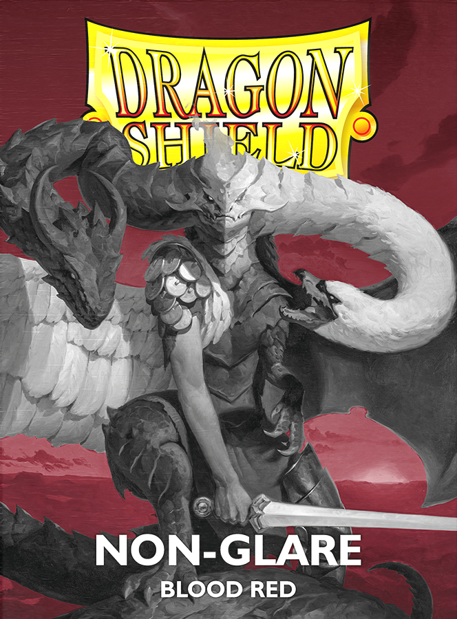 DRAGON SHIELD SLEEVES MATTE BLOOD RED NON-GLARE 100CT Dragon Shield Dragon Shield | Red Claw Gaming