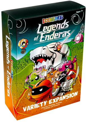 DOOMLINGS LEGENDS OF ENDERAS VARIETY EXPANSION Board Game Doomlings | Red Claw Gaming