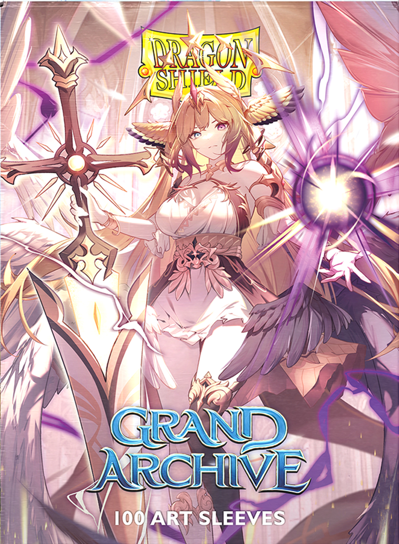 DRAGON SHIELD SLEEVES GRAND ARCHIVE HANIEL, ARCHANGEL OF SPECTRA 100CT | Red Claw Gaming