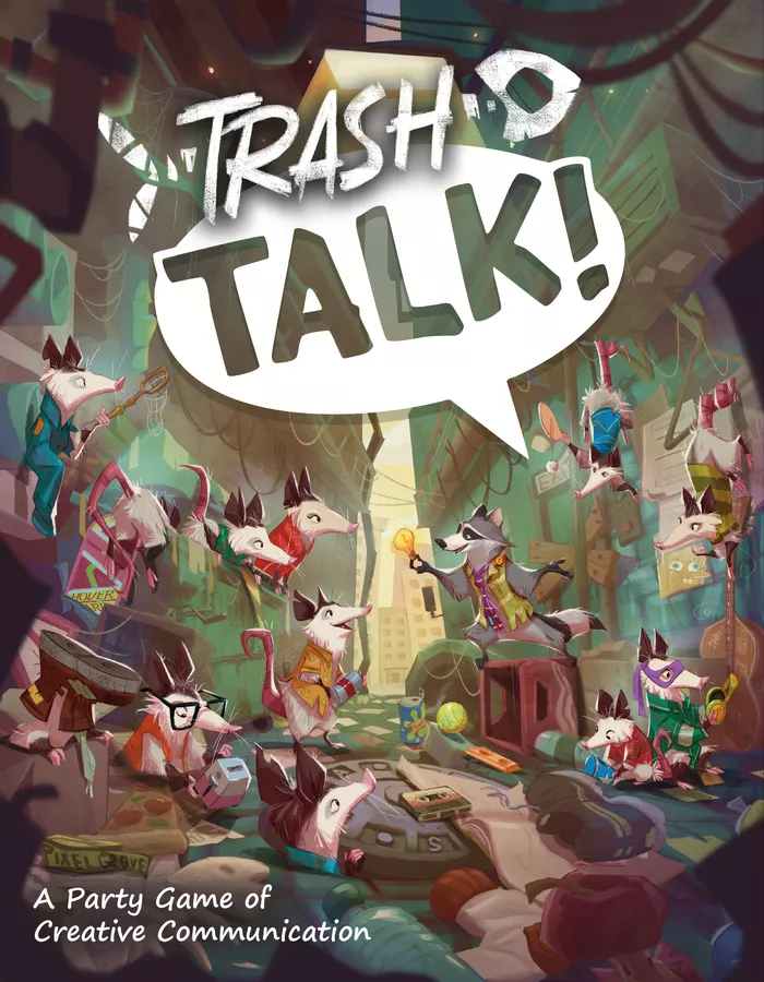 Trash Talk Board Game Universal DIstribution | Red Claw Gaming