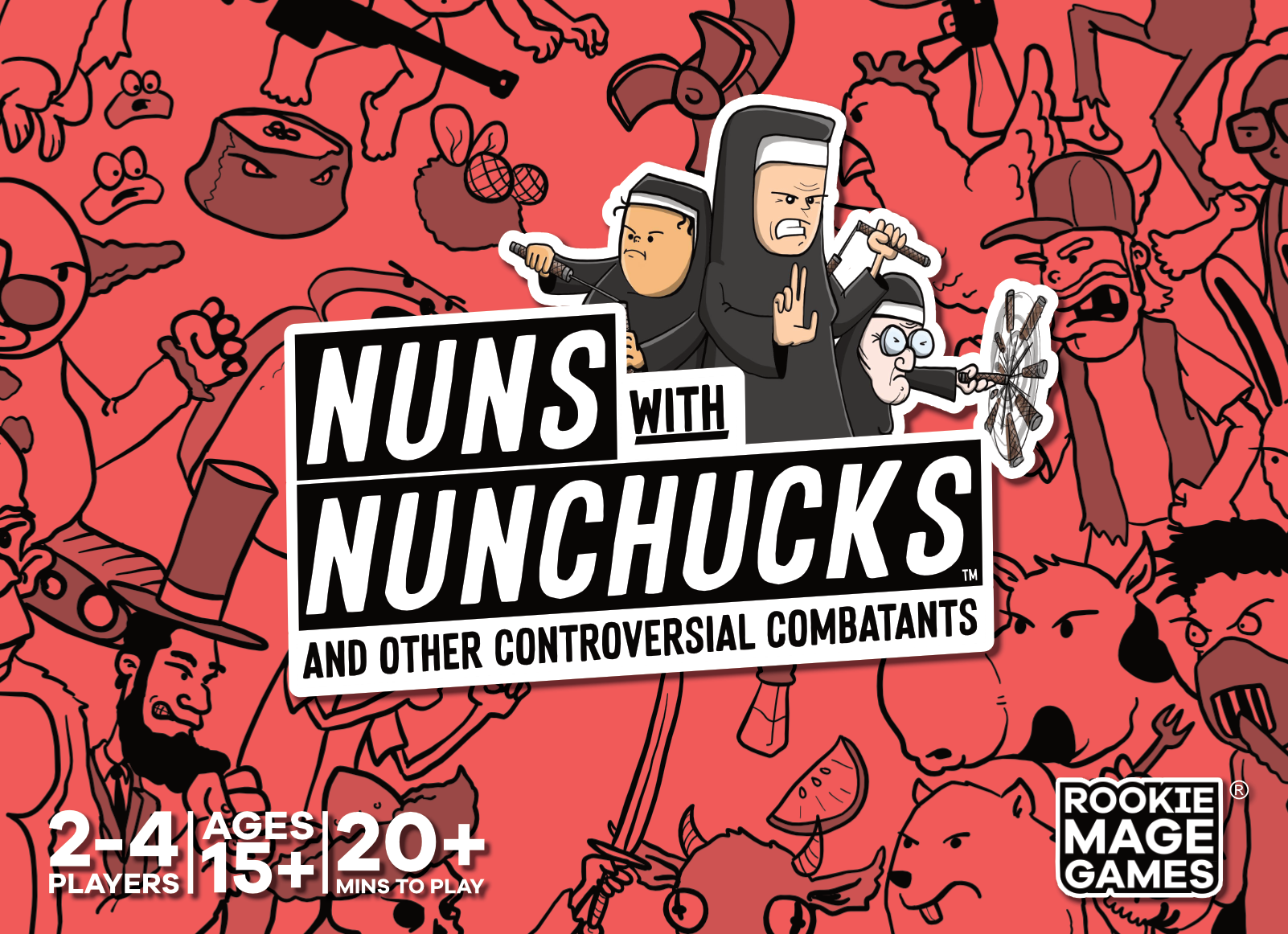 Nuns with Nunchucks Board Games Van Ryder Games    | Red Claw Gaming