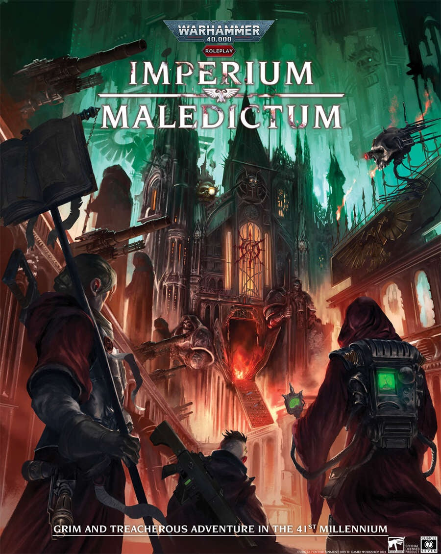 WARHAMMER 40K IMPERIUM MALEDICTUM CORE RULEBOOK Role Play Cubicle Seven    | Red Claw Gaming