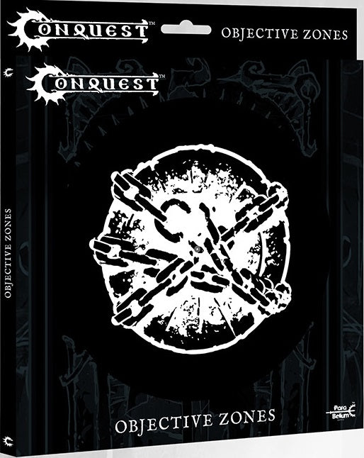 CONQUEST: OBJECTIVES ZONES DWEGHOM LOGO Miniatures Universal DIstribution | Red Claw Gaming