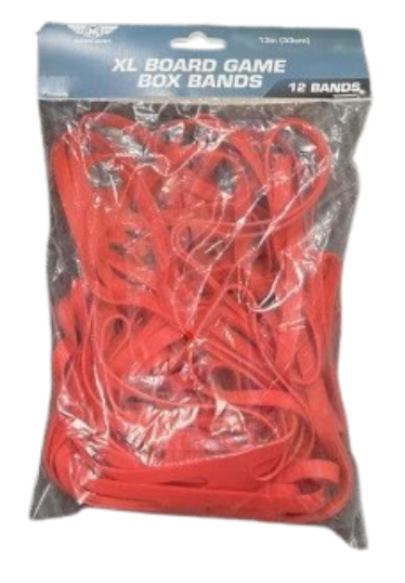 BOARD GAME BOX BANDS XL 12PK Board Game Accessory Mayday Games | Red Claw Gaming