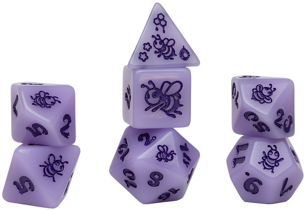 ANIMALS ROYAL NECTAR 7-DIE SET Dice & Counters Sirius Dice | Red Claw Gaming