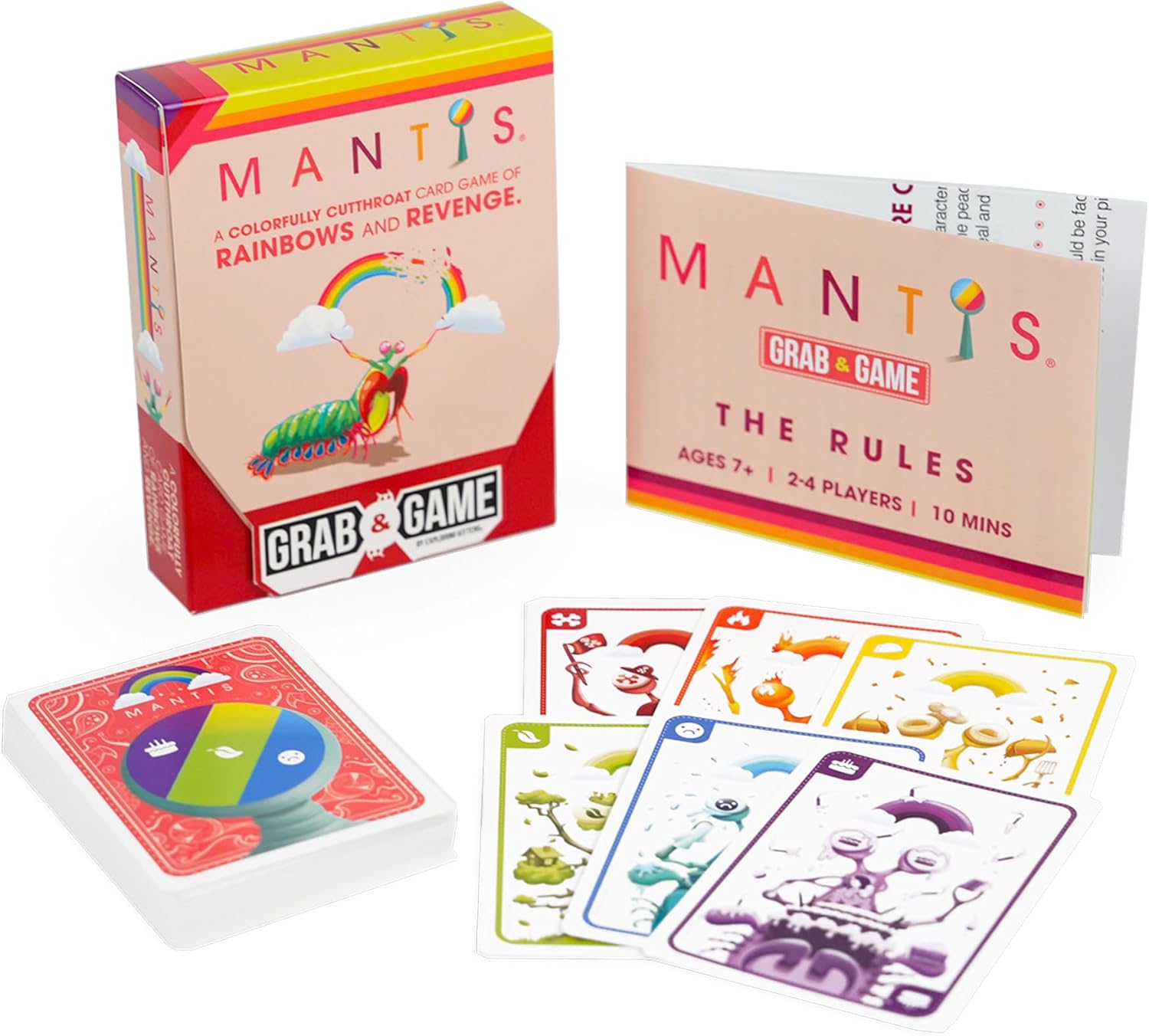 Mantis Grab and Game Board Game Exploding Kittens | Red Claw Gaming