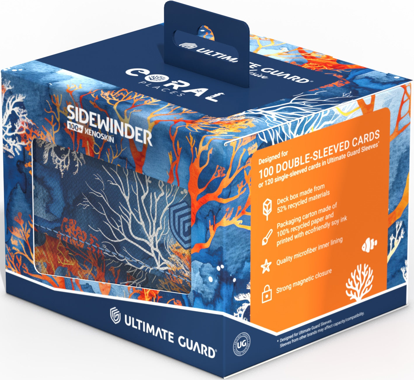 UG DECK CASE SIDEWINDER 100+ XENOSKIN 2025 EXCLUSIVE CORAL PLACES FIERY REEF Deck Box Ultimate Guard | Red Claw Gaming