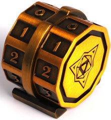 LifeLink Counter Verson 2 Die Hard Dice Battleworn Gold | Red Claw Gaming