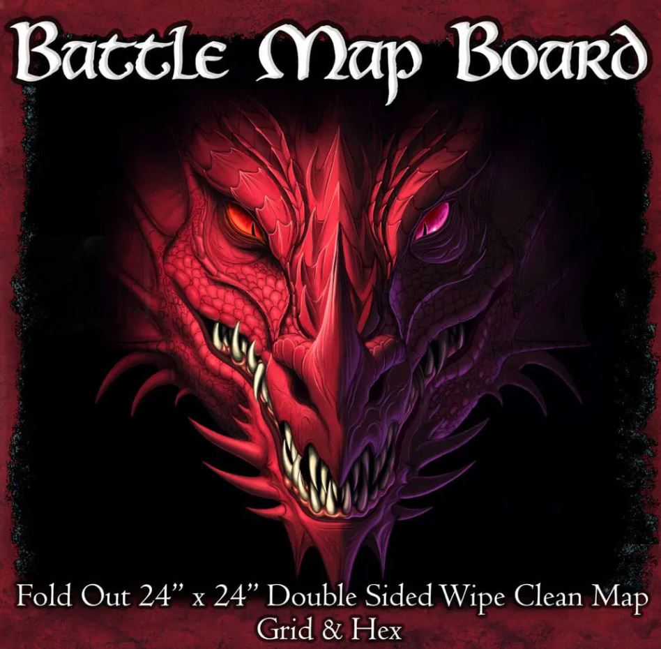 BATTLE MAP BOARD GRID AND HEX Role Playing Universal DIstribution | Red Claw Gaming