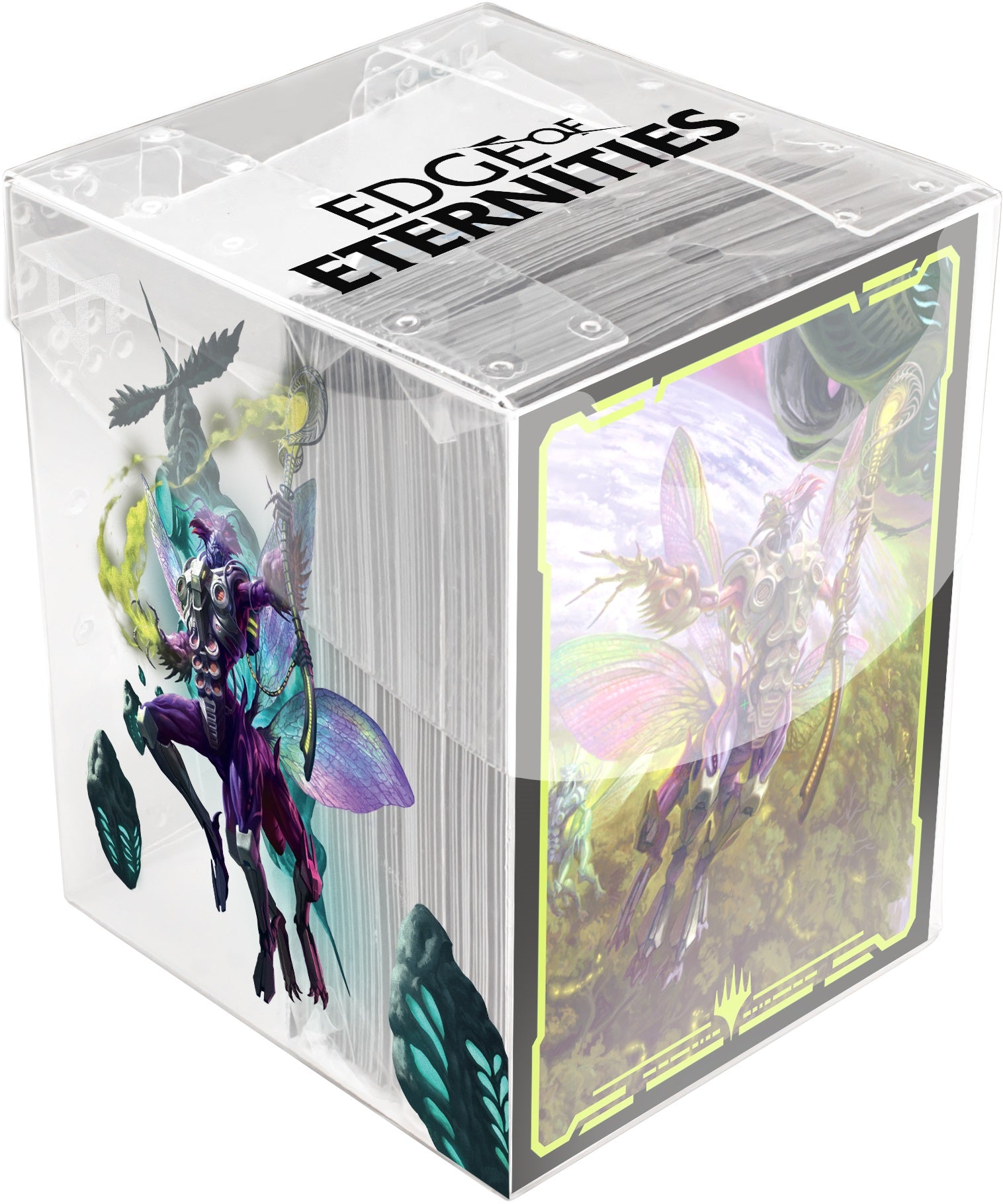 Edge of Eternities World Shaper 100ct Deck Protector Sleeves in Clear Box for Magic: The Gathering Deck Box Ultra Pro | Red Claw Gaming