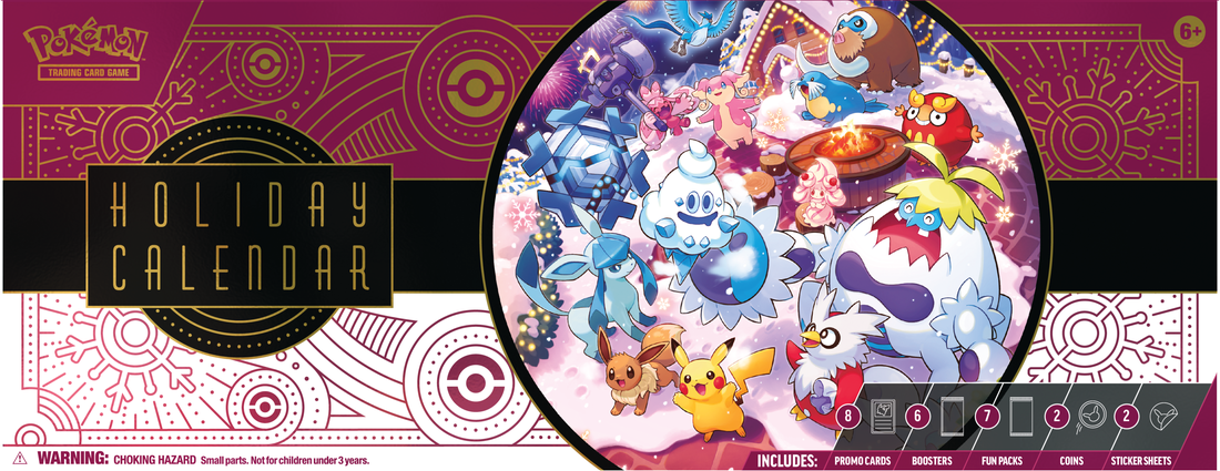 POKEMON HOLIDAY CALENDAR 2025 Pokemon Pokemon | Red Claw Gaming