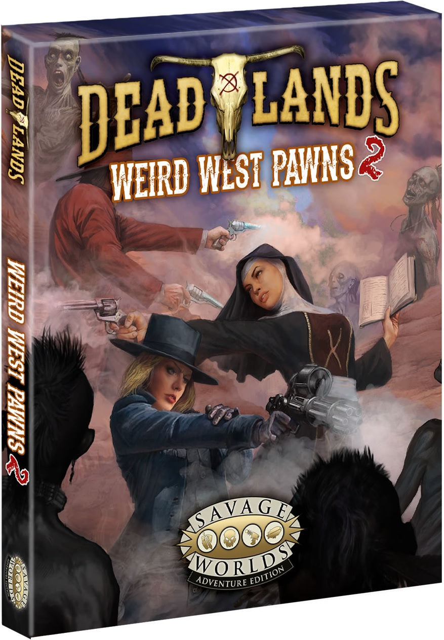 DEADLANDS: THE WEIRD WEST PAWNS 2 BOXED SET Role Playing Red Claw Gaming | Red Claw Gaming