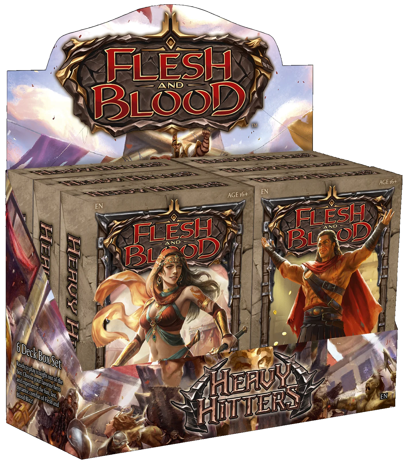 FLESH AND BLOOD HEAVY HITTERS BLITZ DECKS Flesh and Blood Red Claw Gaming    | Red Claw Gaming