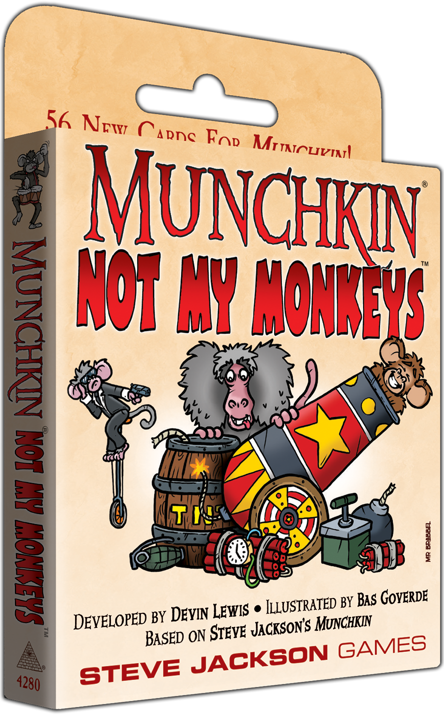 MUNCHKIN NOT MY MONKEYS Board Games Steve Jackson | Red Claw Gaming