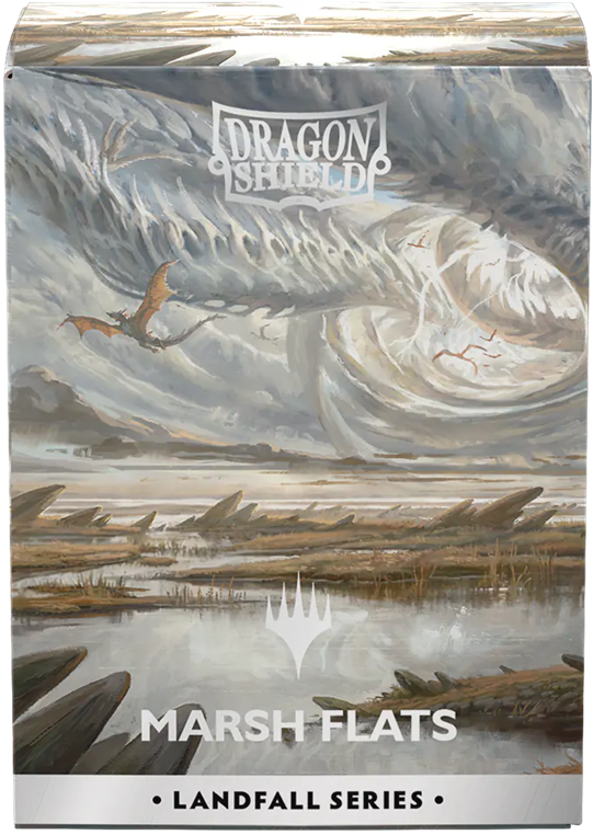 DRAGON SHIELD MAGIC THE GATHERING LANDFALL SERIES MARSH FLATS Dragon Shield Dragon Shield | Red Claw Gaming