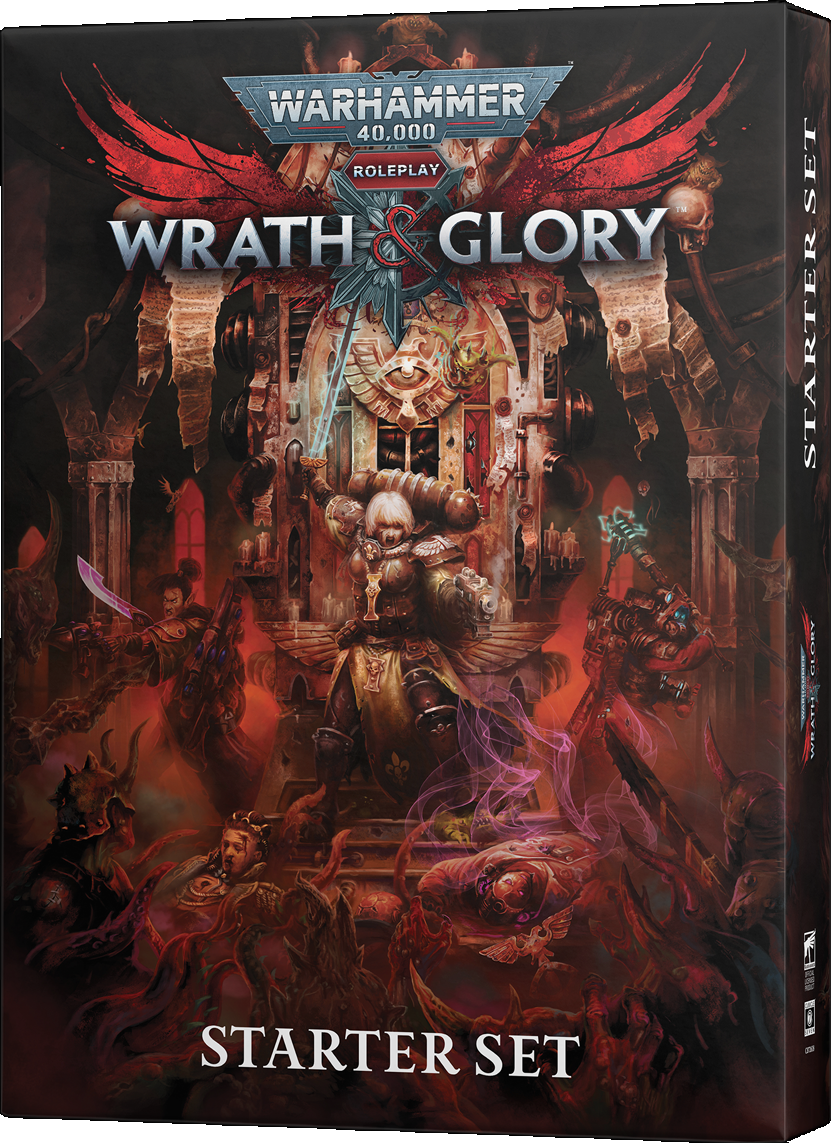 WARHAMMER 40K RPG WRATH AND GLORY STARTER SET Role Playing Cubicle Seven    | Red Claw Gaming