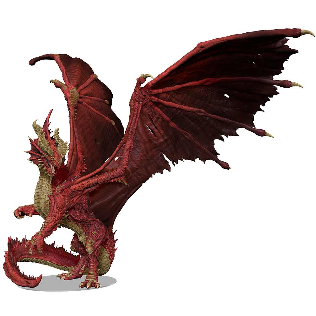 D&D Nolzur's Marvelous Miniatures: Gargantuan Red Dragon Minatures Wizkids Games    | Red Claw Gaming