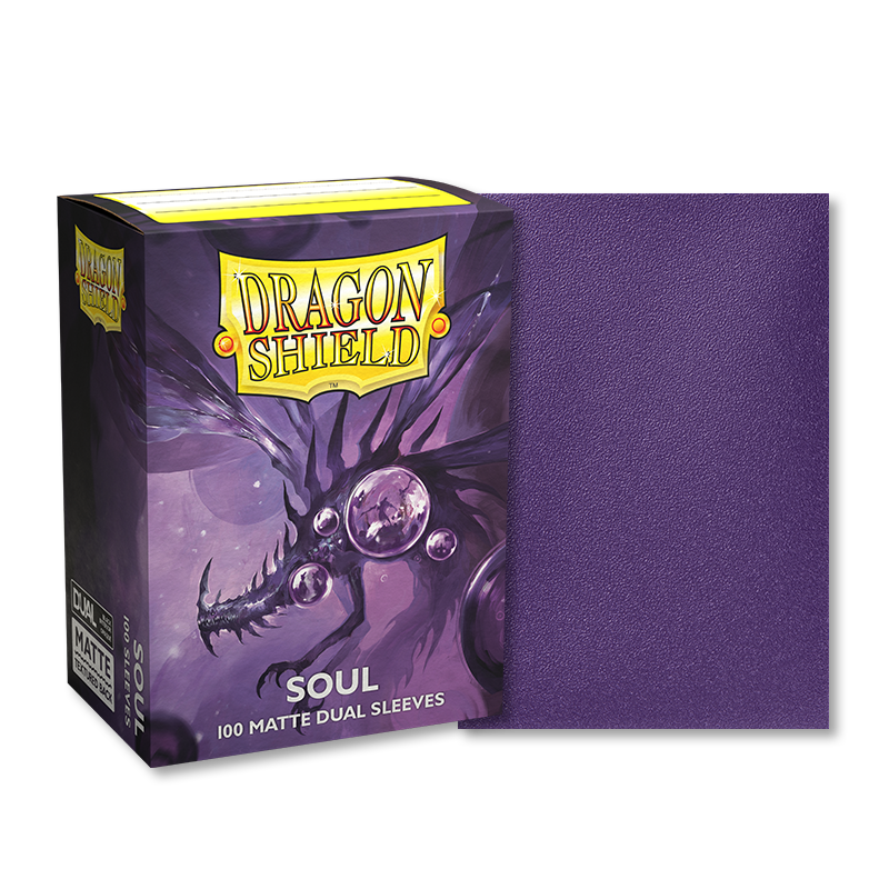 DRAGON SHIELD SLEEVES DUAL MATTE SOUL 100CT Dragon Shield Dragon Shield    | Red Claw Gaming