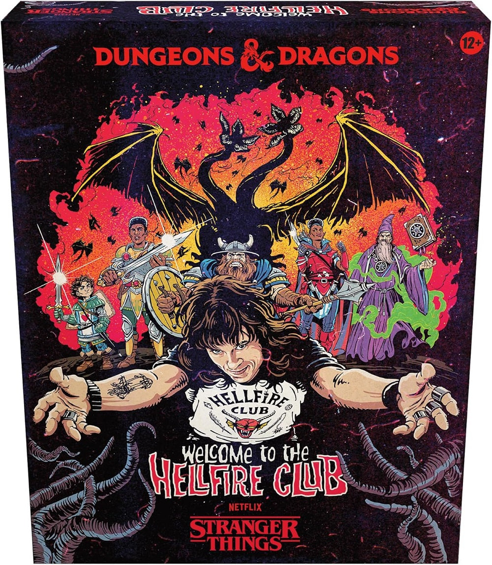 DND RPG STRANGER THINGS: WELCOME TO THE HELLFIRE CLUB D&D Book Wizards of the Coast | Red Claw Gaming
