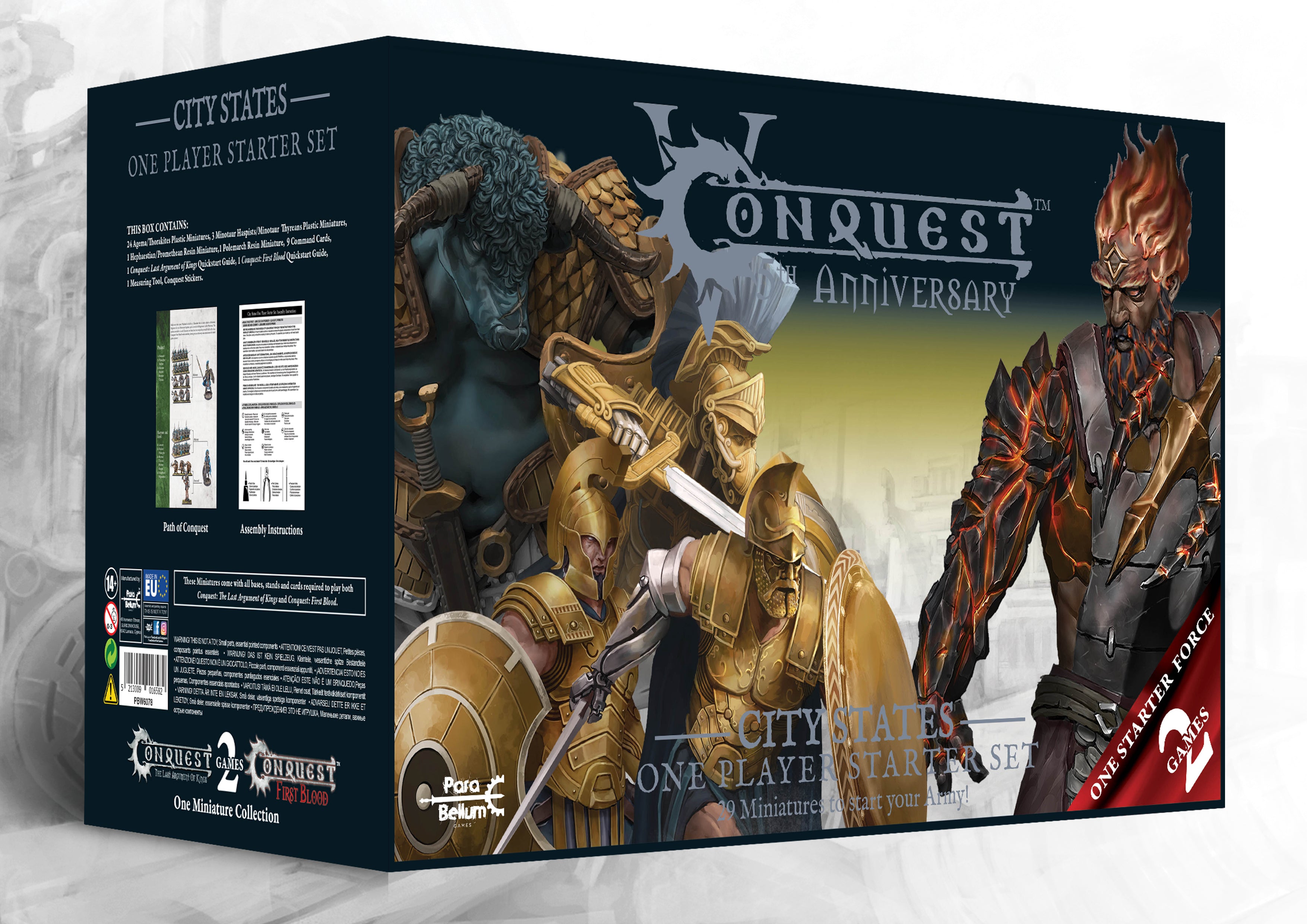 CONQUEST: CITY STATES 5TH ANN SUPERCHARGED STARTER Miniatures Universal DIstribution    | Red Claw Gaming