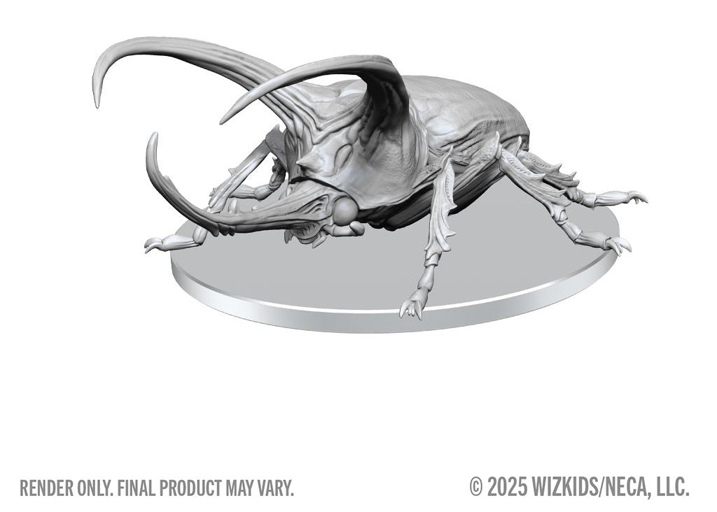 WIZKIDS UNPAINTED MINIS WV28 GIANT RHINOCEROS BEETLE Minatures Wizkids Games | Red Claw Gaming