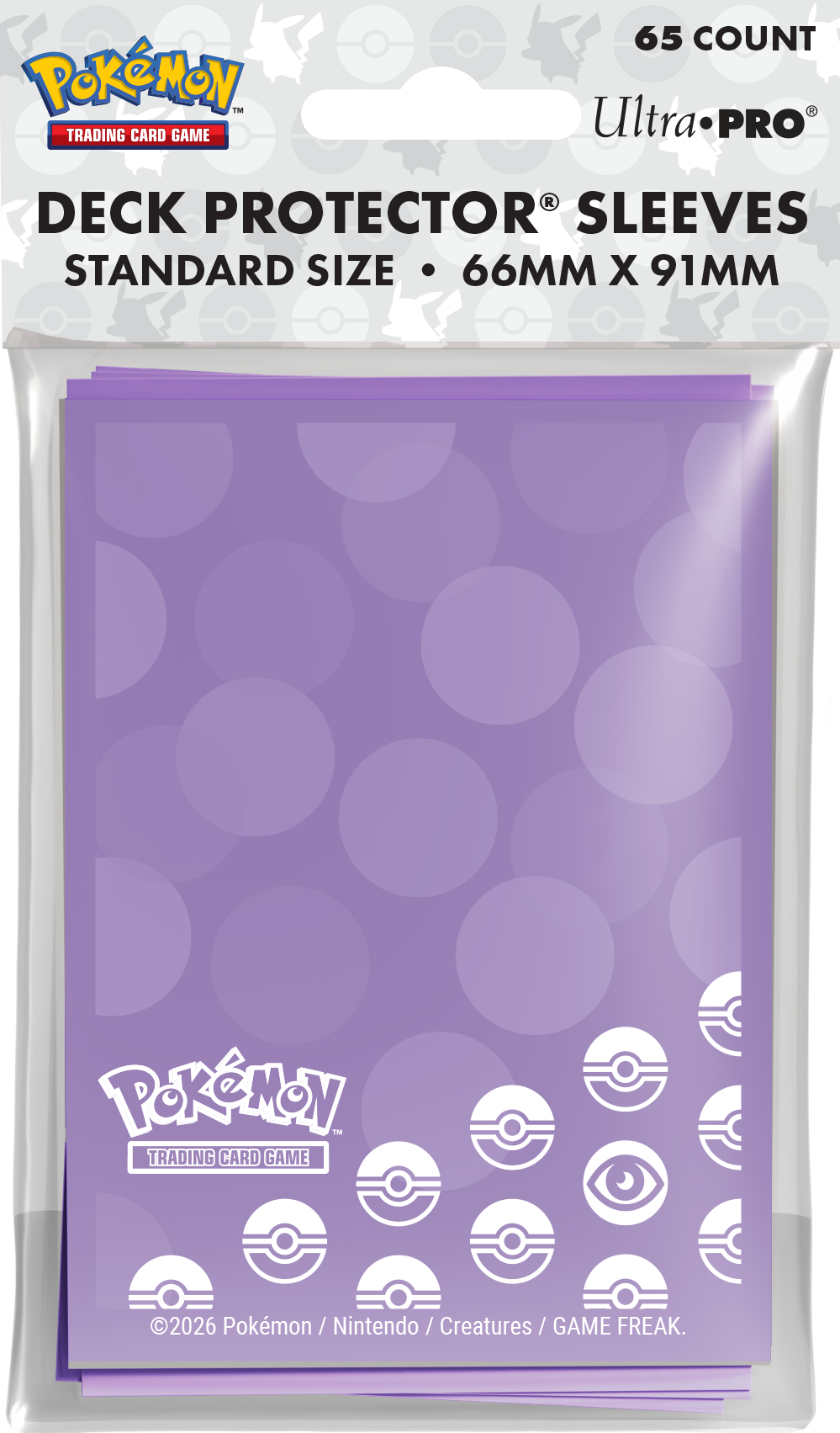 UP D-PRO POKEMON ENERGY PSYCHIC TYPE 65CT Card Sleeves Ultra Pro | Red Claw Gaming