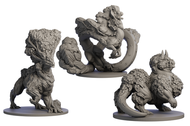 THE FIELD GUIDE TO FLORAL DRAGONS MINIS DRAGON GARDENERS D&D Book Hit Point Press | Red Claw Gaming