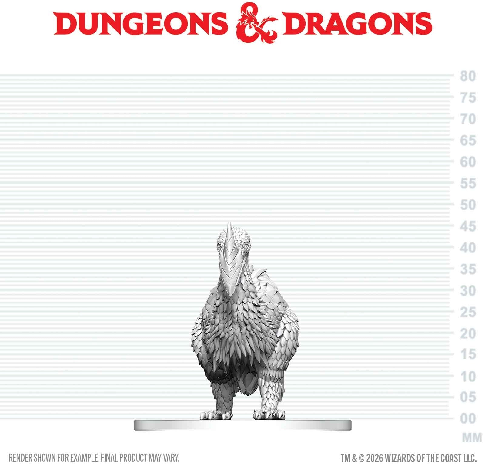 DND UNPAINTED MINIS WV29 AXE BEAK | Red Claw Gaming