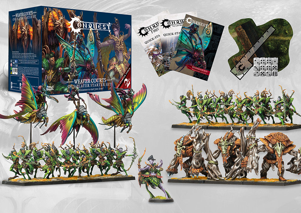 CONQUEST: WEAVER COURTS SUPERCHARGED STARTER SET Miniatures Universal DIstribution | Red Claw Gaming